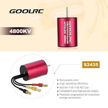 Amazon.co.jp: GoolRC オリジナル 4800/7200KV ブラシレス